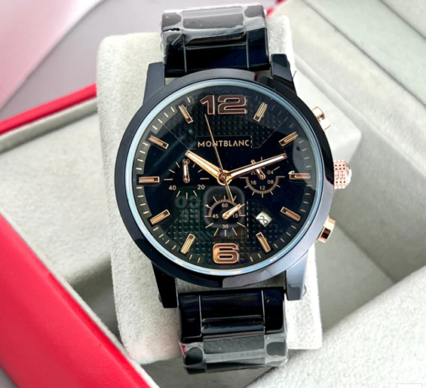 Mblanc chronograph Black Luxury watch