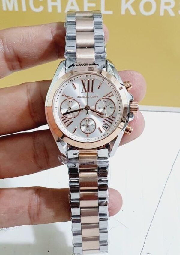 Parker Rosegold Dial Steel Strap Watch for Women