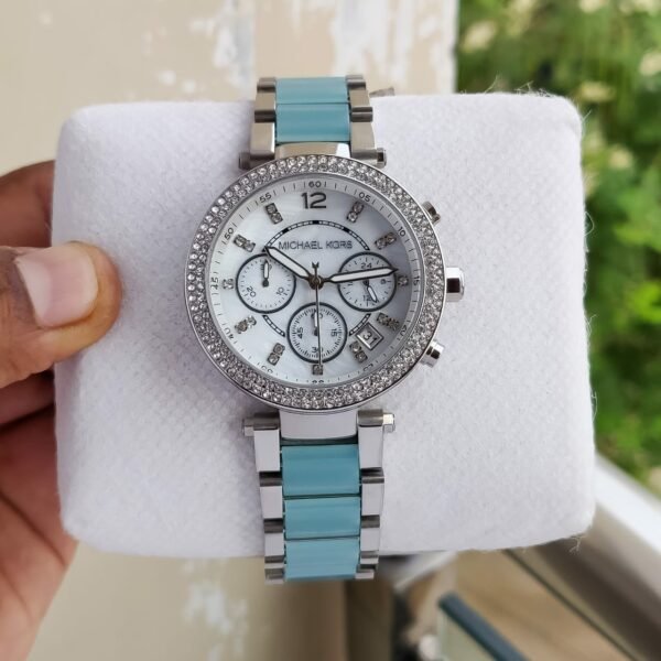 Parker White Dial Two Tone Watch for Women - Image 3